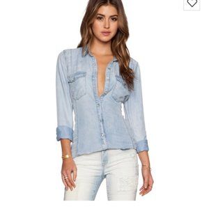 BLANK NYC Brain Bleach Denim Top